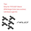 FVTLED Pack of 5, Replacement 2Pin T-Connector Waterproof for Single