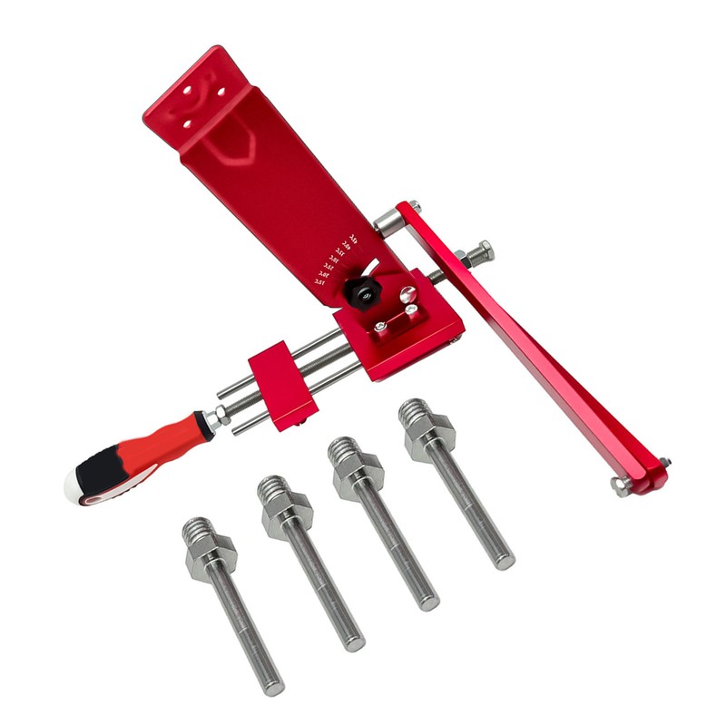 Lawn Mower Blade Sharpener Aluminum Alloy Blade Sharpener Tool Set
