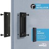 Wright Products 2 Pack Barn Door Flush Handle Set, Matte