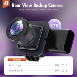 Rear View Backup Camera Compatible with Ford Edge 2011 2012 2013 2014 2015 Lincoln MKX 2011 2012 2013 Replace# BT4Z-19G490-B FL1T-19G490-AC