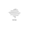 Staedtler triplus Fineliner 334–201, triangular barrel, Metal-Encased tip, approx. 0.3