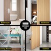 bealy Pocket Door Handles and Edge Pull Matte, 2 Set