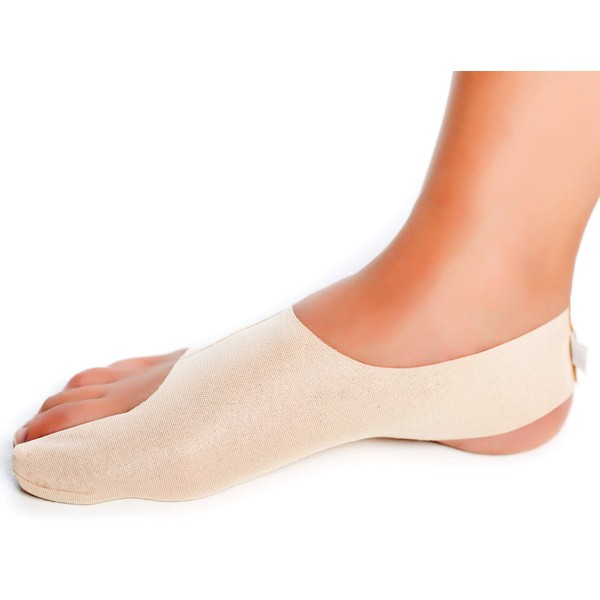Bunion Bootie Ultra-Thin Bunion Corrector for Women & Men Big Toe Straightener, Bunion Relief Socks, Bunion Splint, Correction of Bunions - Night & Day in Shoes, Small-Left