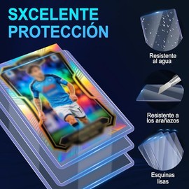 200 PCS Clear Card sleeves, 3 x 4 Pulgadas, Top Loader