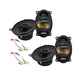Harmony Audio Bundle Compatible with 1988-1994 GMC Sierra (2) HA-R46 4x6 New Factory Speaker Replacement Upgrade Package 120W Speakers with HA-724500 Factory Speaker Replacement Harness