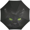 happy rain Umbrella Automatic Essentials with Cute Cat Motif, Multicolor,