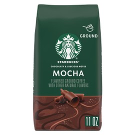 Starbucks Ground Coffee, Flavored Hot or Iced Coffee, Mocha, 11 oz ​