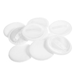 TOVINANNA 10pcs Cotton Loose Powder Puff for Makeup Application Soft Comfortable and Compact Face Powder Tool for Women for Foundation Blush Use
