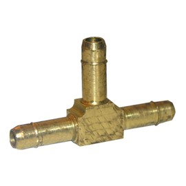 LASCO 17-7401 1/8-Inch Hose Barb Brass Tee