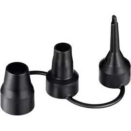 3 Sizes Black Air Pump Replacement Nozzles,Air Pump Nozzles for Inflatables Air Pump Accessory Adapte