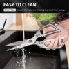 BALUCA Heavy Duty Kitchen Scissors All Purpose - Professional Stainless