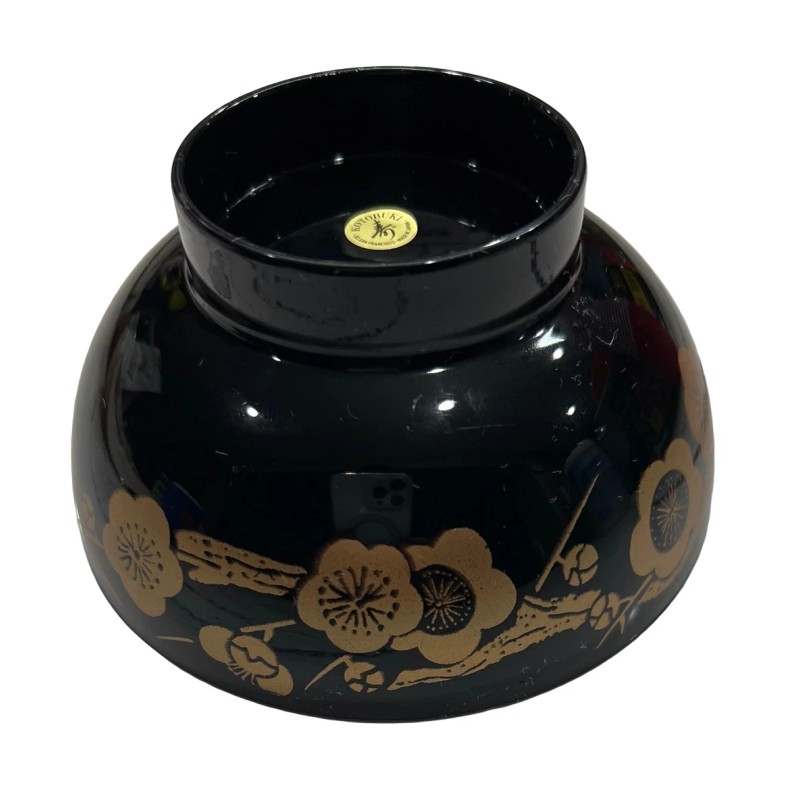 KOTOBUKI Japanese 4.50" Lacquered Plastic Rice Soup Bowls – Ume