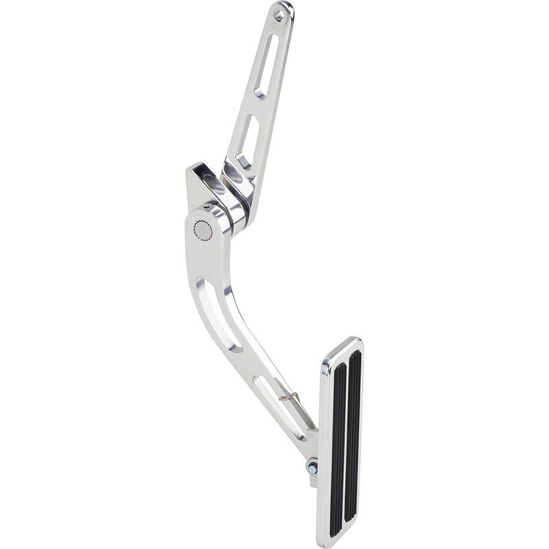 Speedway Motors Billet Aluminum Accelerator Throttle Pedal, Polished & Spring-Loaded,