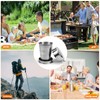 Folding Cup, Pack of 2 Stainless Steel Foldable Cups, 75