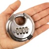 HMF 3502-09 Discus Padlock, 4 Digits Combination Lock, Outdoor, 7
