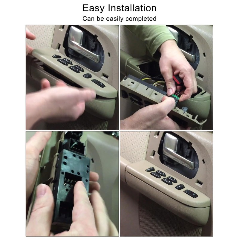Door Window Switch Bezel, Front Driver and Passenger Side Fit
