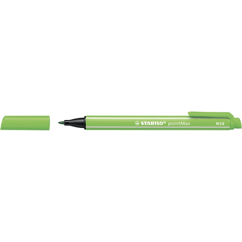 Nylon Tip Writing Pen - STABILO PointMax Wallet of 15
