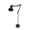 Bostitch Office VLF100F Swing Arm Metal Floor Lamp, 72" Tall