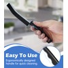 3 Piece Hard Bristle Corner Cleaning Brush, Split Cleaning Brush