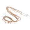 2pcs Hanging Photo Display Wall Decor with Wooden Beads Tassels