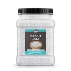Birch & Meadow Epsom Salt, 4 lb, Pure Magnesium Sulfate, Unscented, Bathing & Soaking