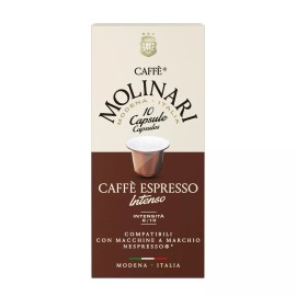 Molinari Caffe Intenso Nespresso Original Line Compatible Capsule 40 or 100 Ct - 40 Capsules