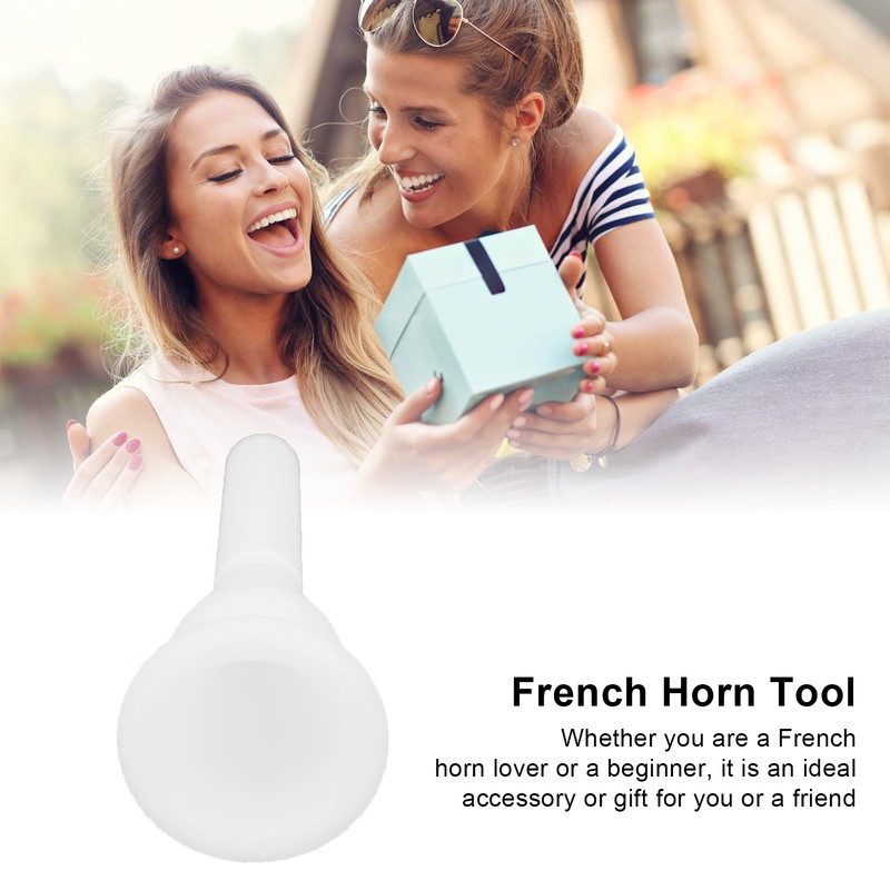 French Horn Mouthpiece White MT23 Mibet ABS NonToxic Harmless Musical
