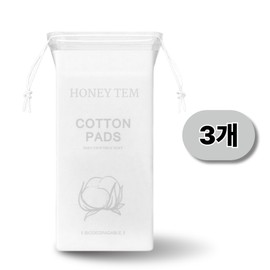 Honey item mask pack sheet, pure cotton skin gauze, thin stretchy cotton pad, 3 packs, 100 pieces / 허니템 마스크팩 시트 지 순면 스킨 거즈 얇은 늘어나는화장솜, 3개, 100개입