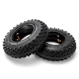 200x50 (8"x2") Dirt Scooter Knobby Tire and Inner Tube 2 Set Compatible with Razor Pro RDS Dune Buggy Offroad Knobby Pneumatic Tires,for Electric Go Kart & Mountain Scooter