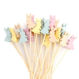 Easter Cocktail Picks Easter Decorations 100 Pcs Easter Cupcake Toppers Easter Table Decorations Easter Cupcake Liners Flavored Toothpicks Toothpicks,Easter Straws Toothpicks for Appetizers