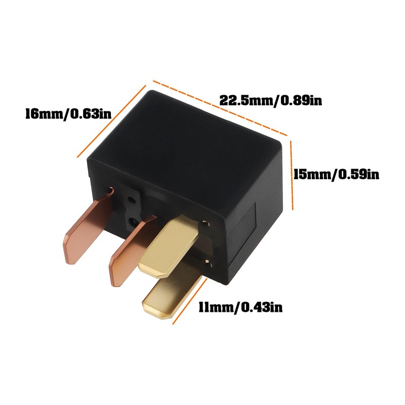 OTOTEC 2 x DC 12 V Micro 4 Pin Car