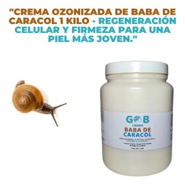 LCrema De Baba De Caracol Ozonizada - Gob - 1 Kilo.
