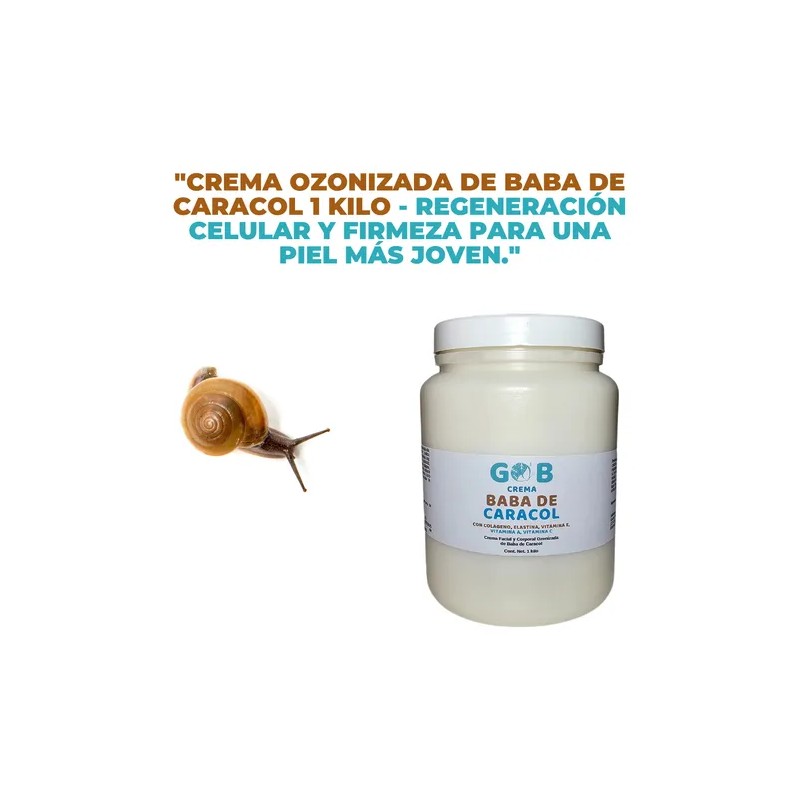 LCrema De Baba De Caracol Ozonizada - Gob - 1