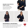 Inspired Comforts Mastectomy Recovery - Camisa de recuperación con bolsillos