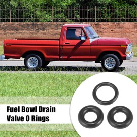 X AUTOHAUX Fuel Bowl Drain Valve O Rings Set for Ford 7.3L Powerstroke Diesel 1999-2003 for Ford F-550 F-450 F-350 E-350 E-250 1999-2003 81Z 9A153-AA