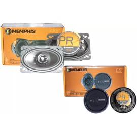 Memphis Audio PRX46 4x6 + PRX603 6.5" Coaxial Speaker Combo - Power Ref Series