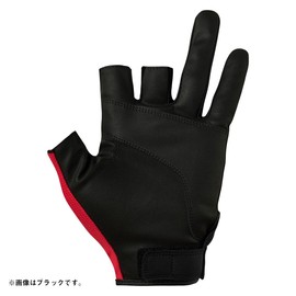 Daiwa 25DG-6425 Absorbent Quick-Drying Gloves, 3-Piece Cut, Navy, L