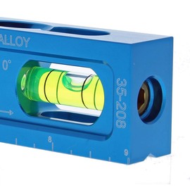 Ideal Industries 35-208 Conduit Bending Level, 7 in L x 3/4 in W x 1-1/4 in H, 0/22.5/30/45/90 deg Vial Positions