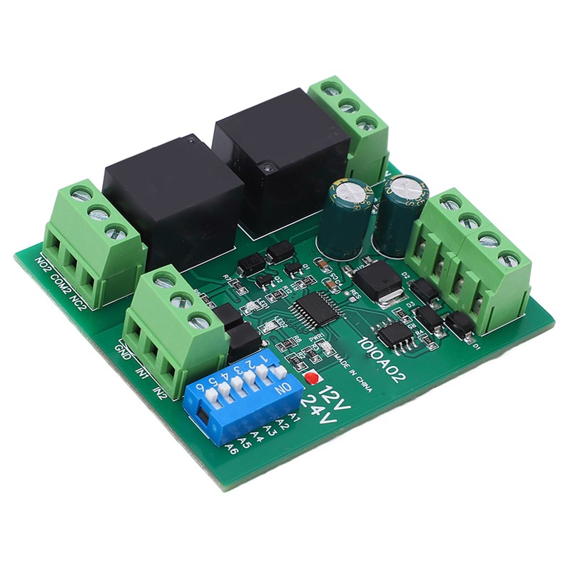 Relay Module 2 Channel RS485 Control Board Switch Controller DC