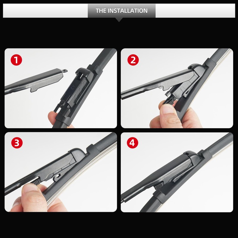 GARDIMU Replacement for Lincoln MKC 2015-2019 Windshield Wiper Blade, 3