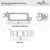 Set of 5 Offgridtec® 60 A 32 V Mega Fuse
