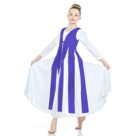 Danzcue Túnica para mujer (vestido no incluido), Púrpura profundo, S