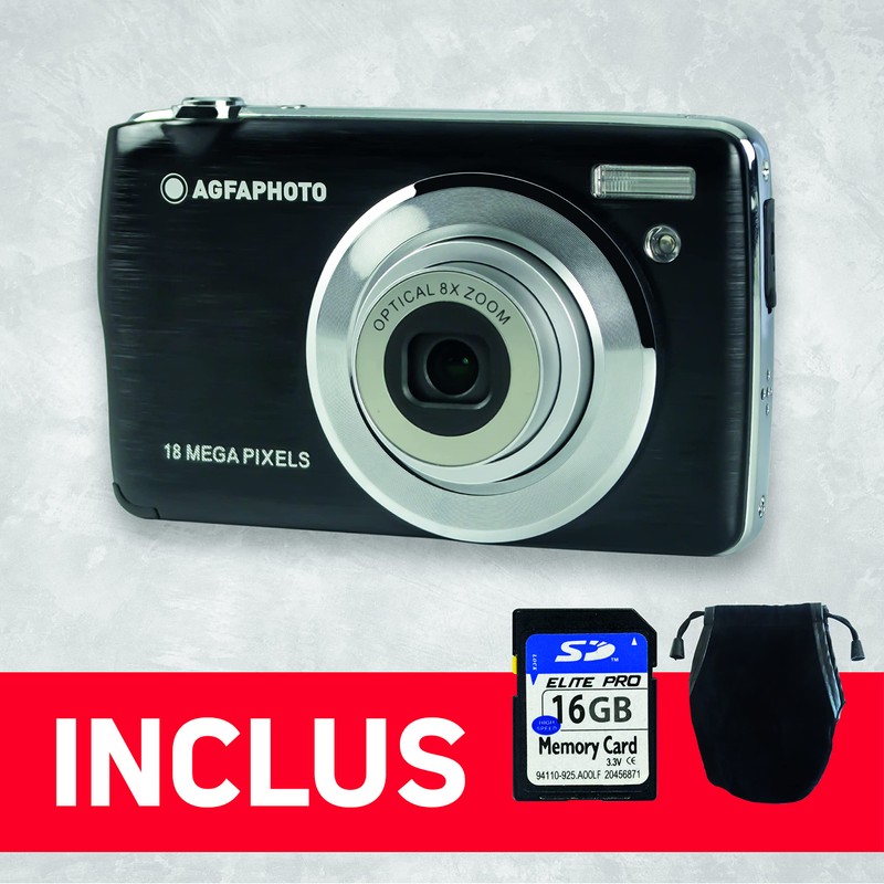 Agfa Photo Realishot DC8200 Compact Digital Camera - Black