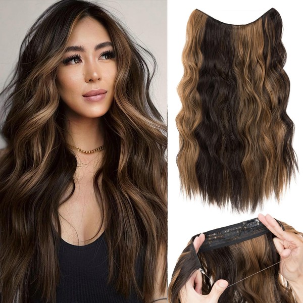 TESS Flip in Extensions 60 cm, Dark Brown with Sand-Coloured