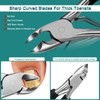 Merkaunis Toenail Clippers for Thick Toenails Ingrown Nail Clippers Large