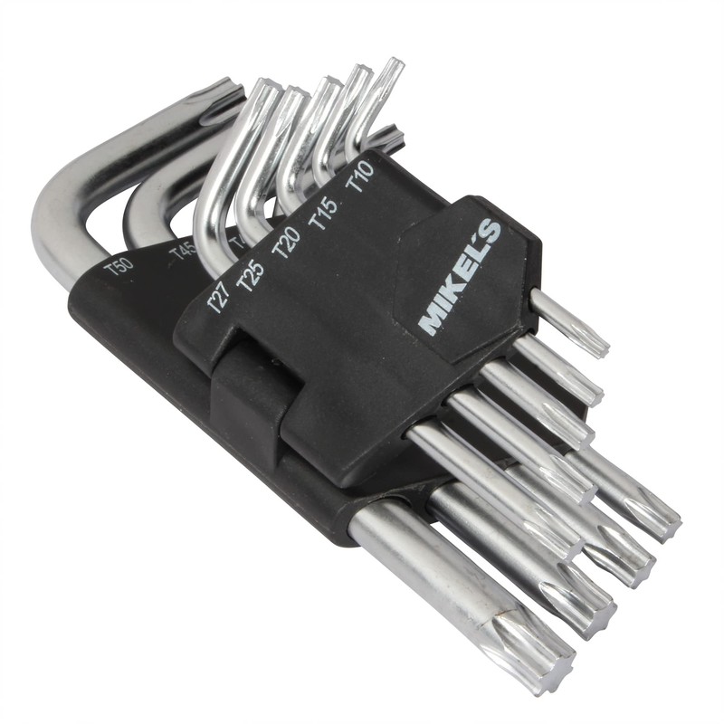 Mikel's JT-9 Juego de Llaves Torx, 9 Piezas