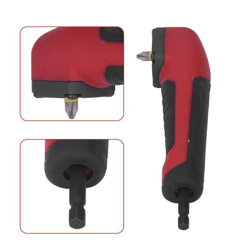 Right Angle Electric Screwdriver, Right Angle Drill Attachment 1/4in 90