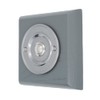 Modern Living Square Wireless Doorbell in Grey Ash and Brushed