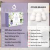 Pursonic 4-Pack Laundry Wool Dryer Balls with Lavender & Peppermint