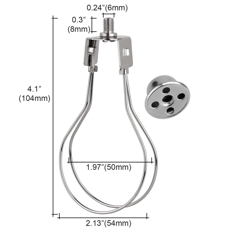 2 PACK Lamp Shade Light Bulb Clip Adapter, WEAVERBIRD Lamp